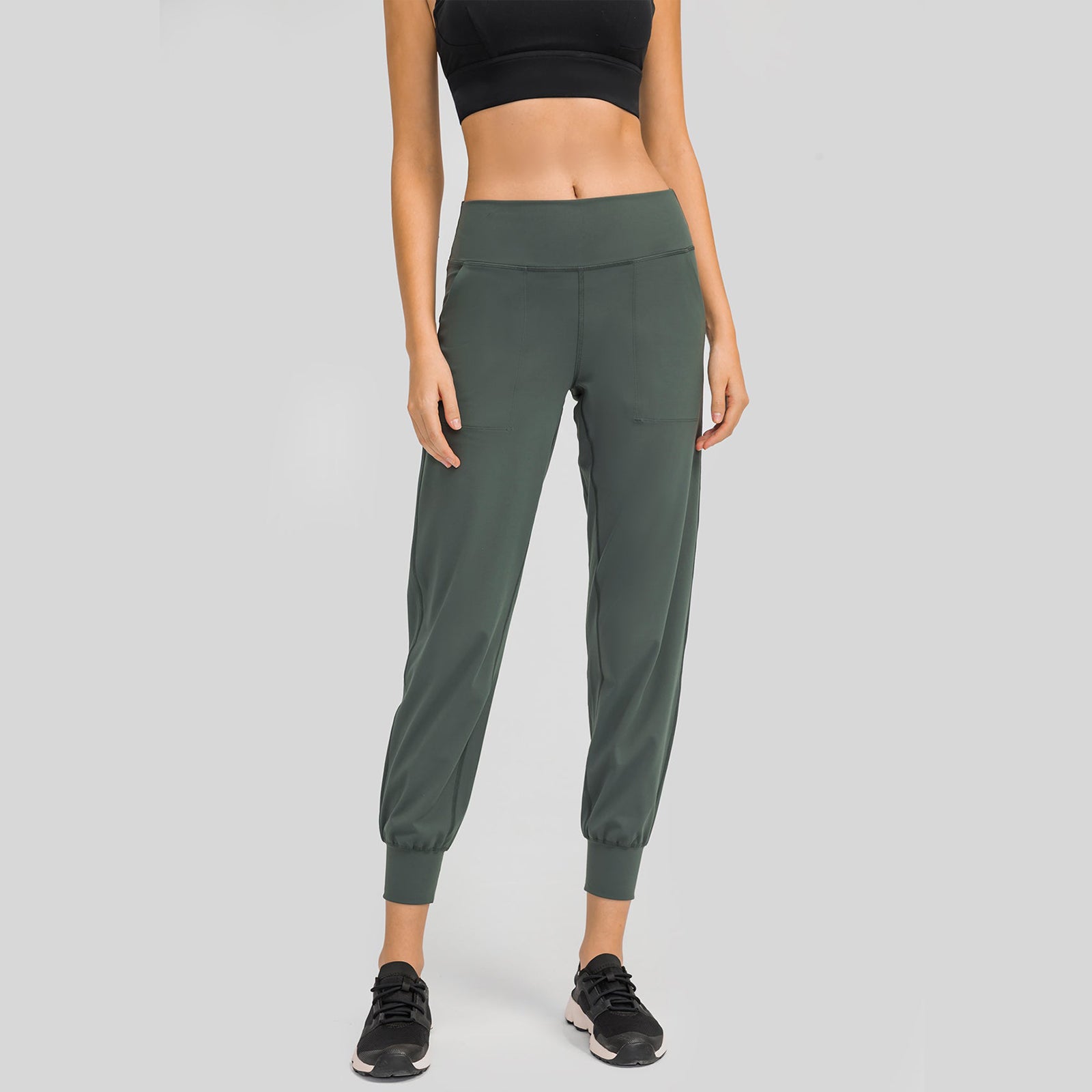 High Rise Side Pocket Joggers