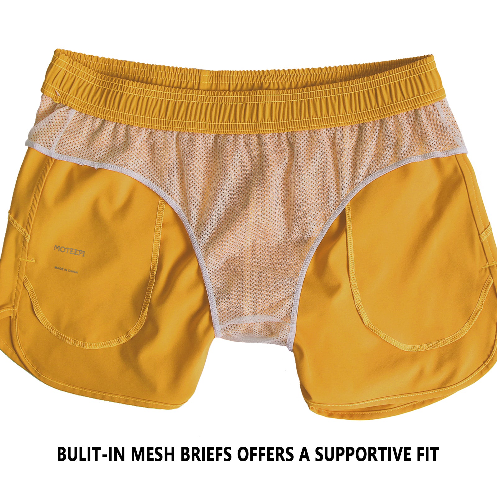 MOTEEPI Womens High Waisted Running Shorts