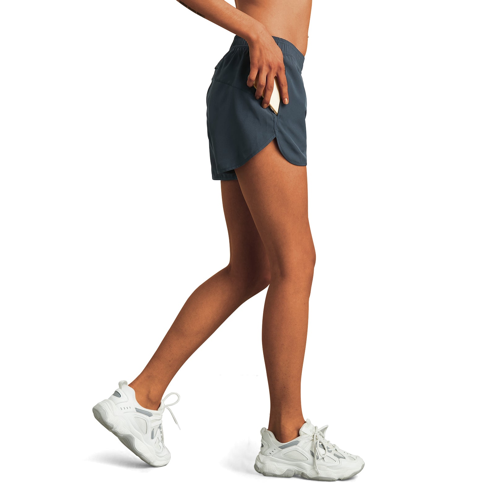 MOTEEPI Womens High Waisted Running Shorts