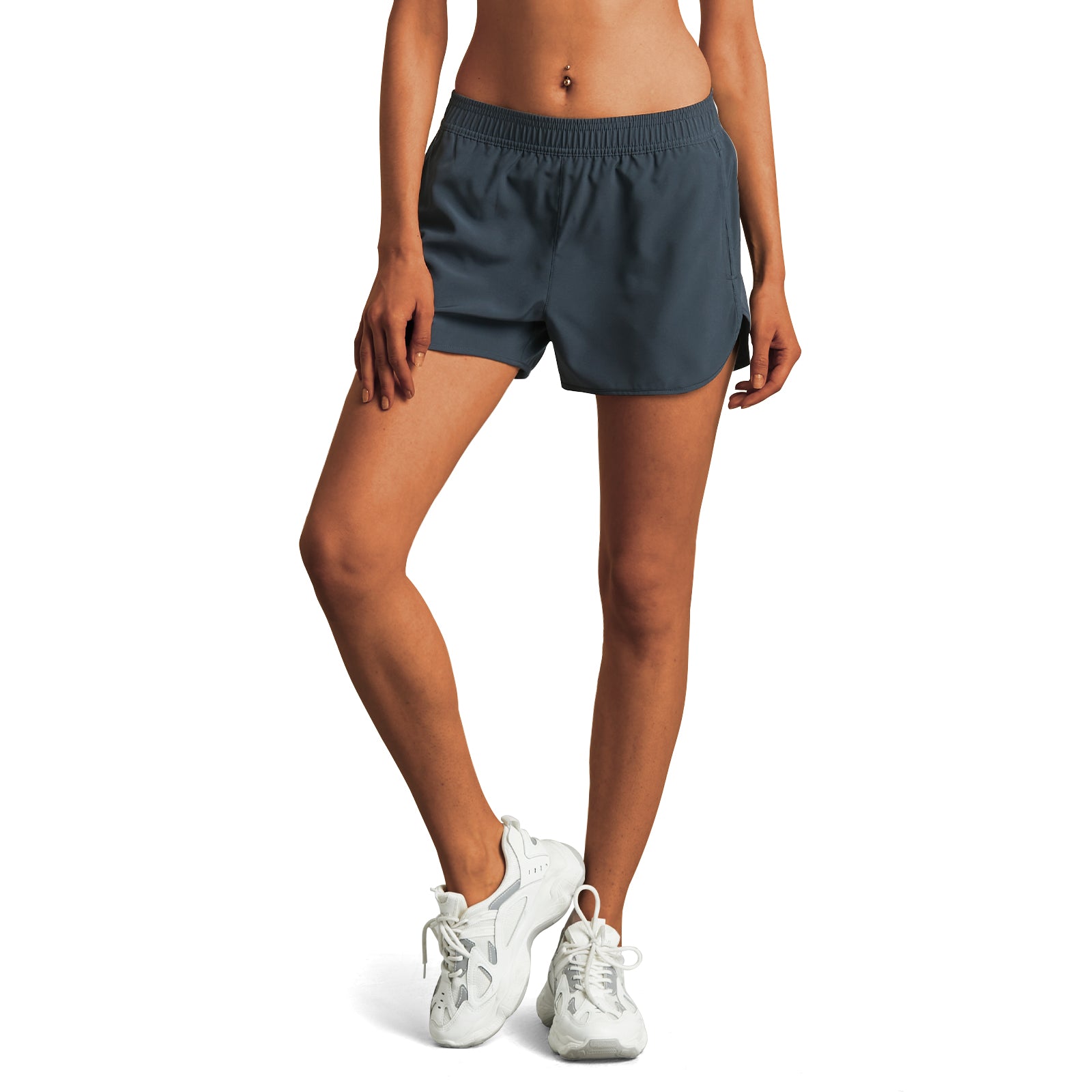 MOTEEPI Womens High Waisted Running Shorts