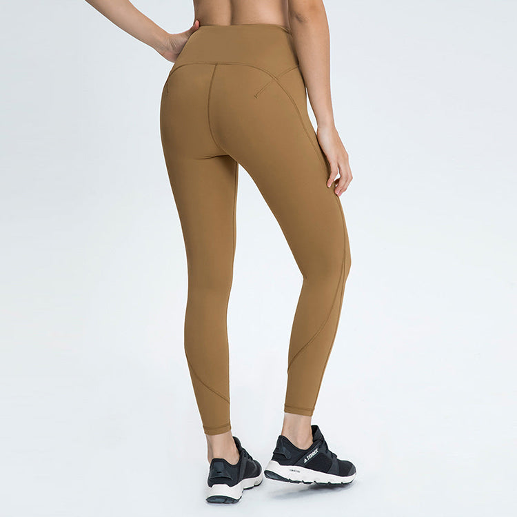 Mid Rise XY stitching Full Length Leggings