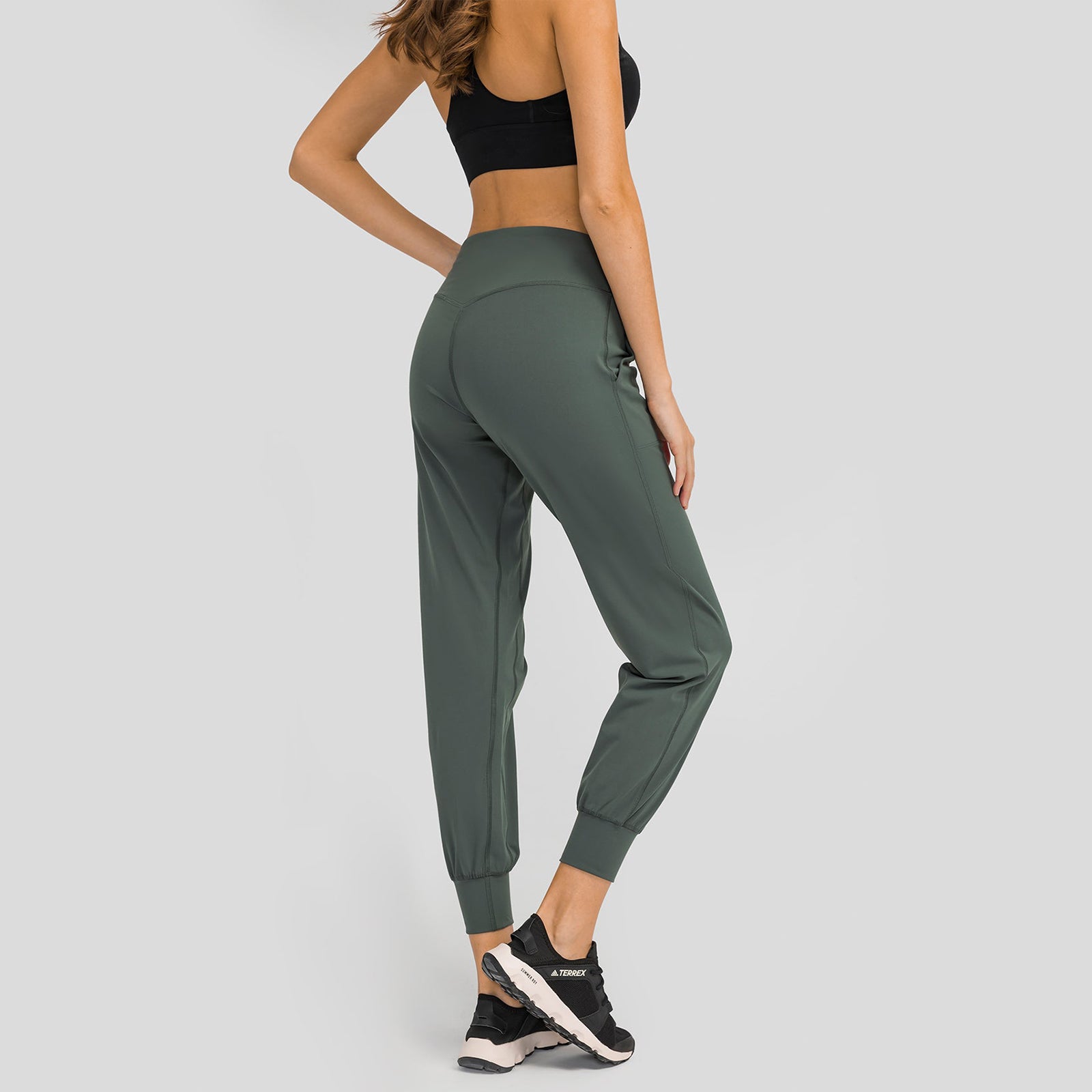 High Rise Side Pocket Joggers