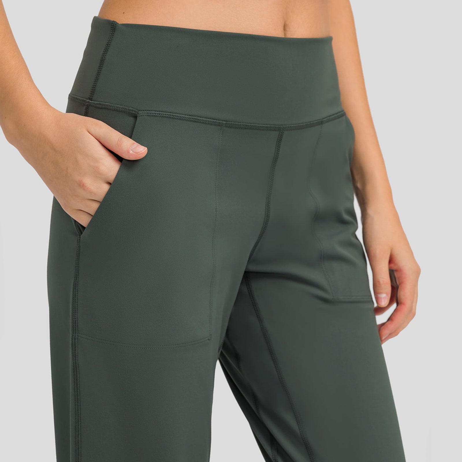 High Rise Side Pocket Joggers