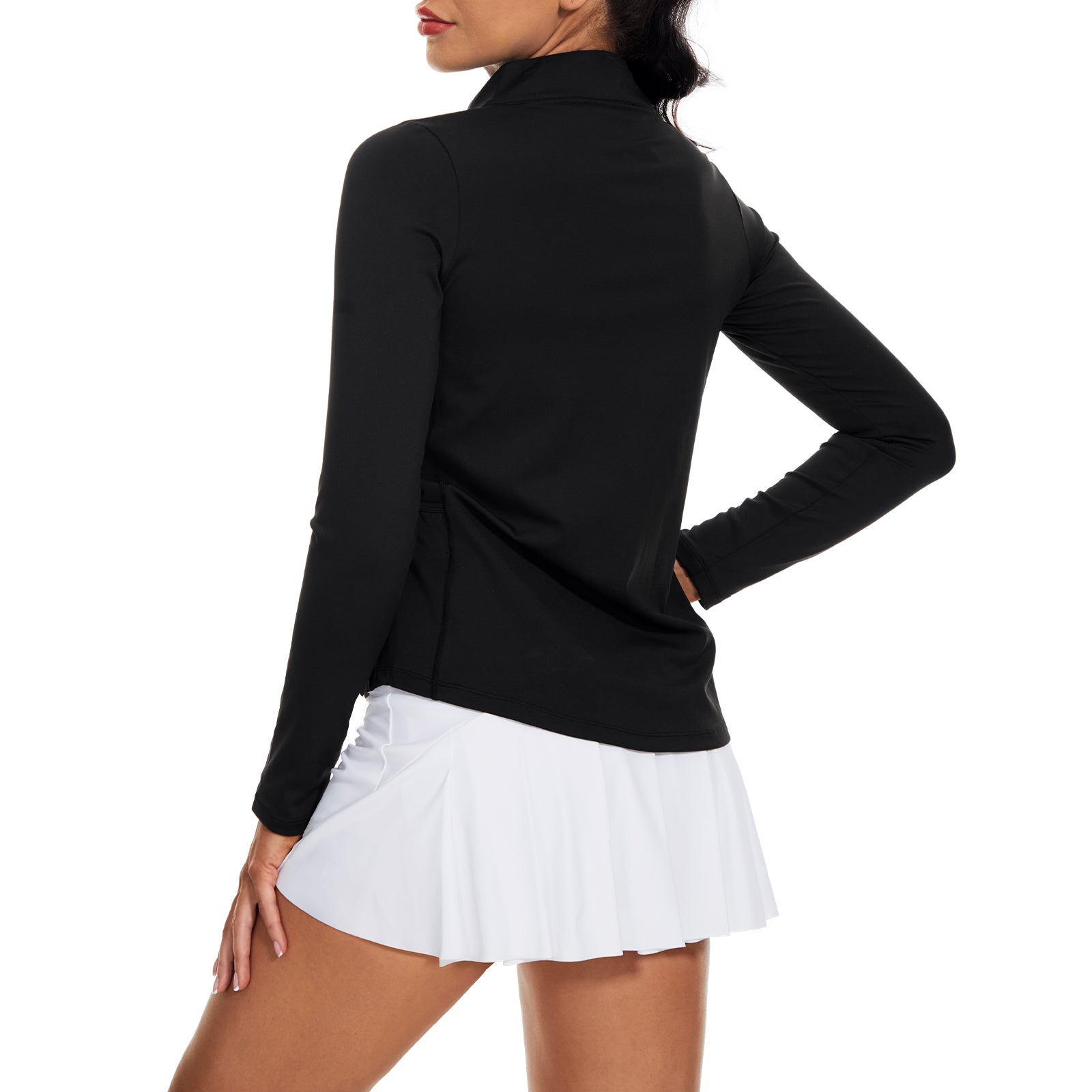 MOTEEPI Womens Golf Shirt Long Sleeve Athletic Pullover