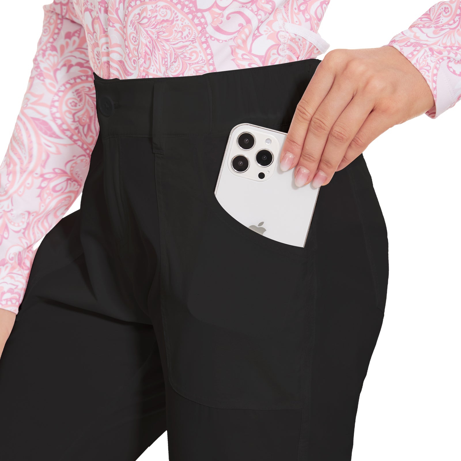 MOTEEPI Women's Lightweight Stretchy Work Hiking Golf Pants