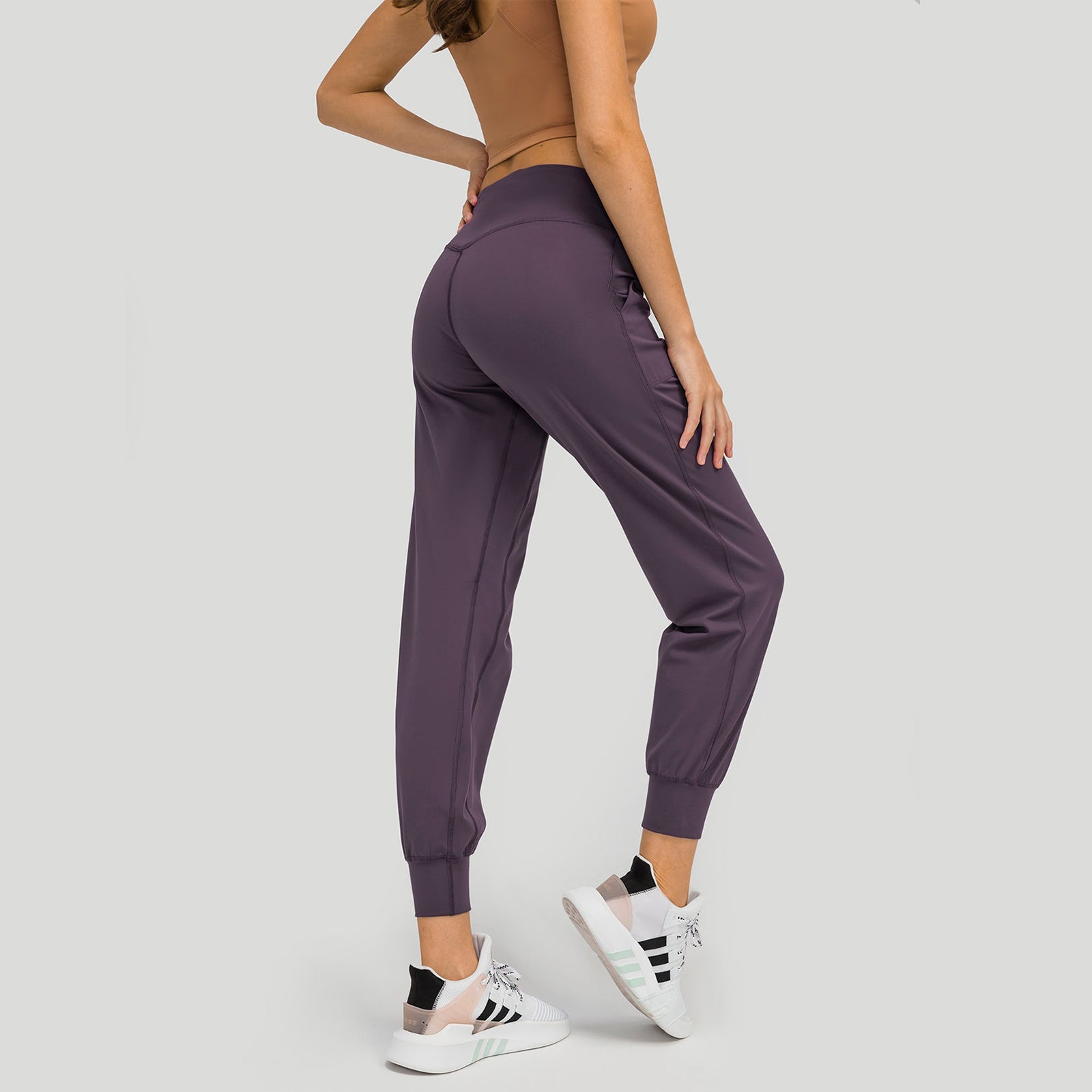 High Rise Side Pocket Joggers