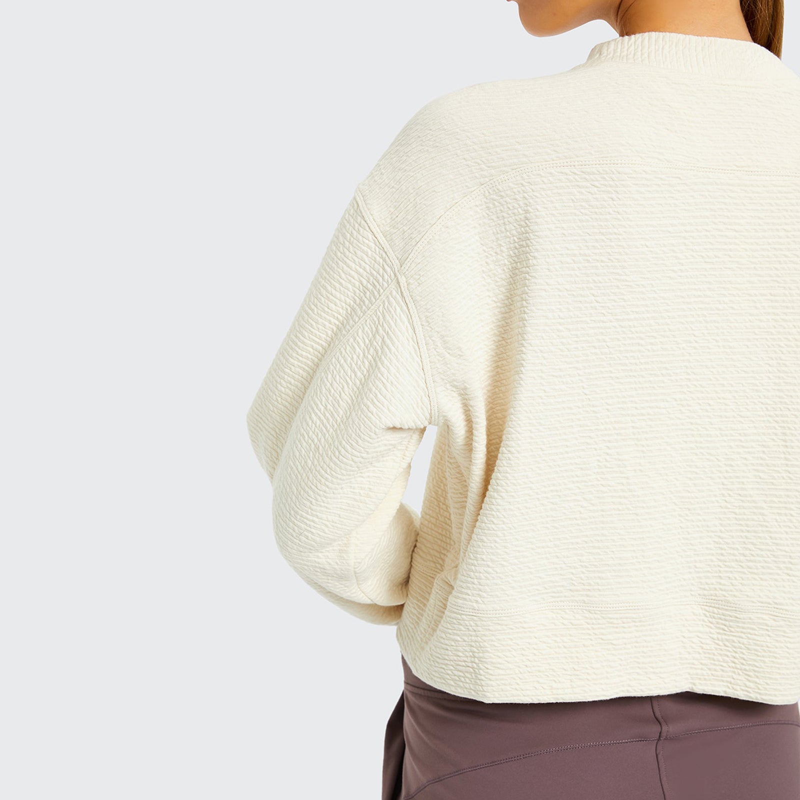 Round Neck Plain Sports Sweatshirt