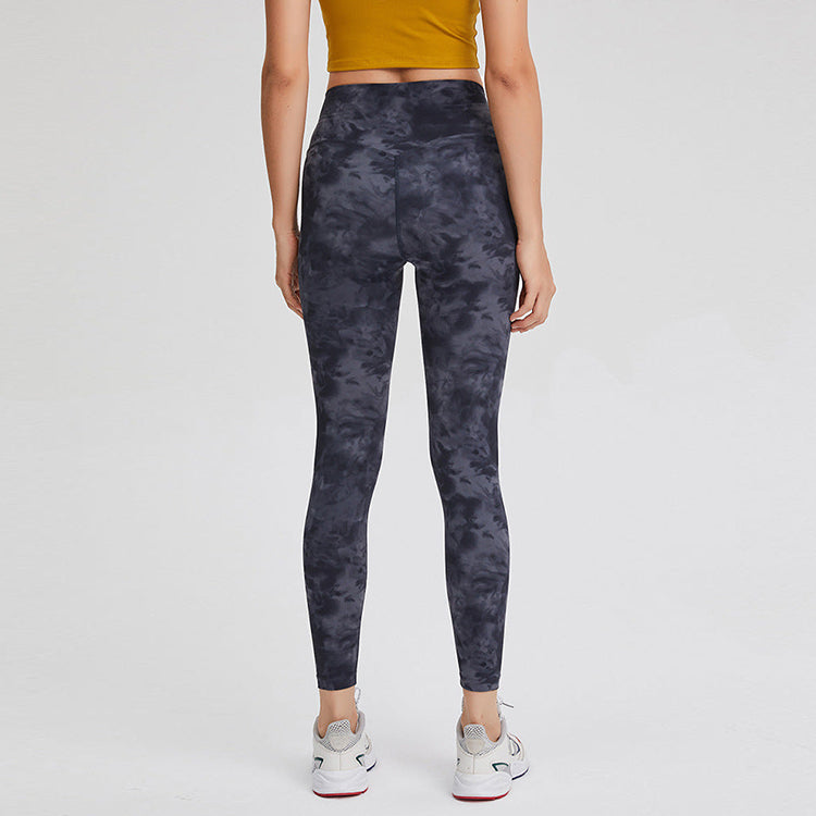 High Waisted Tie-Dye Full Length Leggings