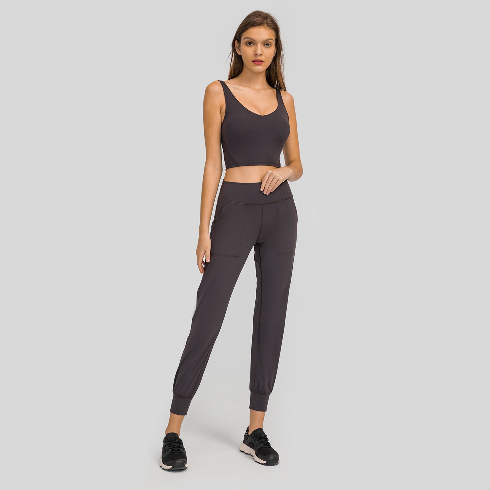 High Rise Side Pocket Joggers