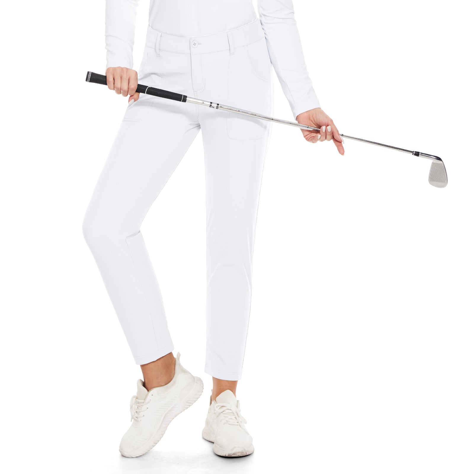 MOTEEPI Women's Lightweight Stretchy Work Hiking Golf Pants