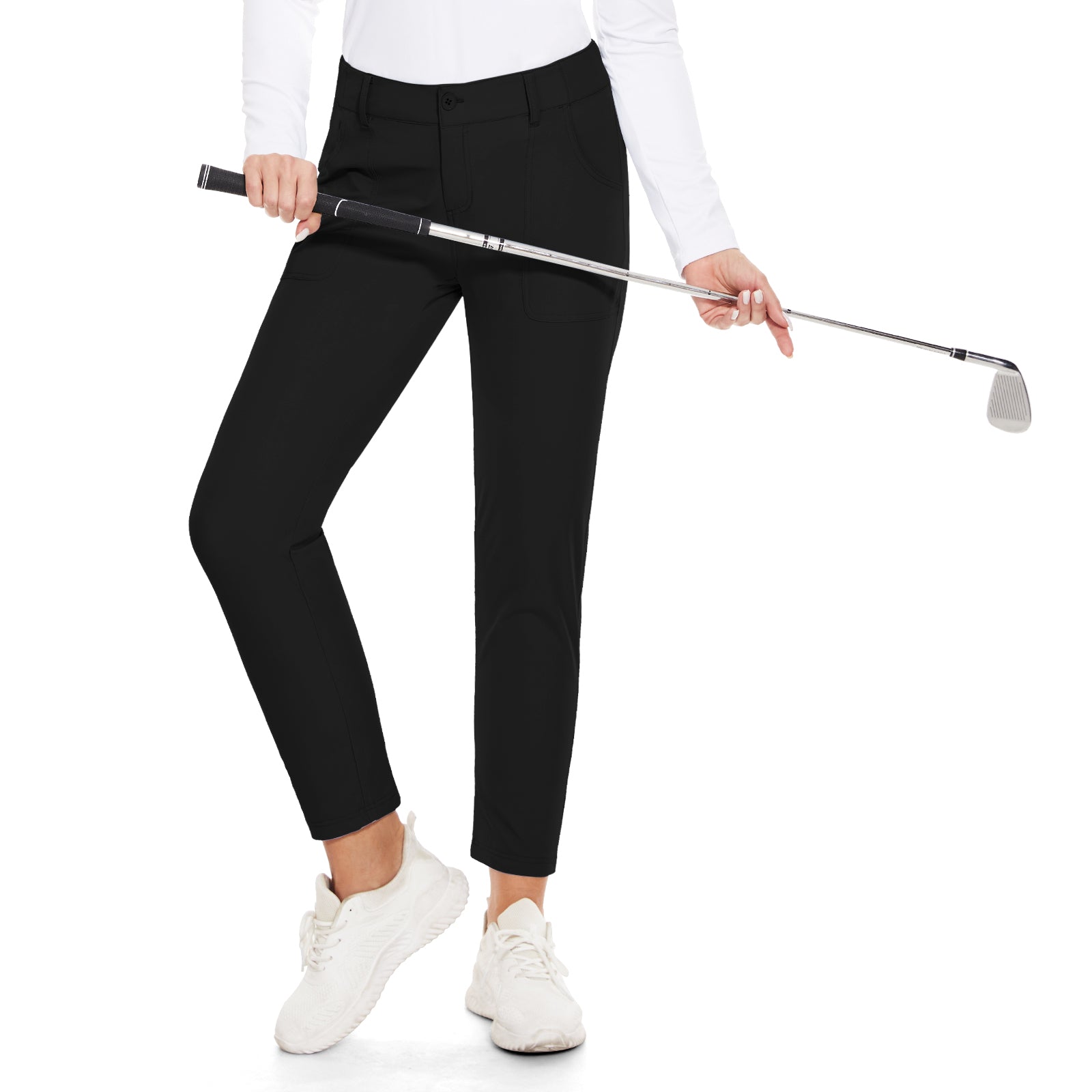 MOTEEPI Women's Lightweight Stretchy Work Hiking Golf Pants