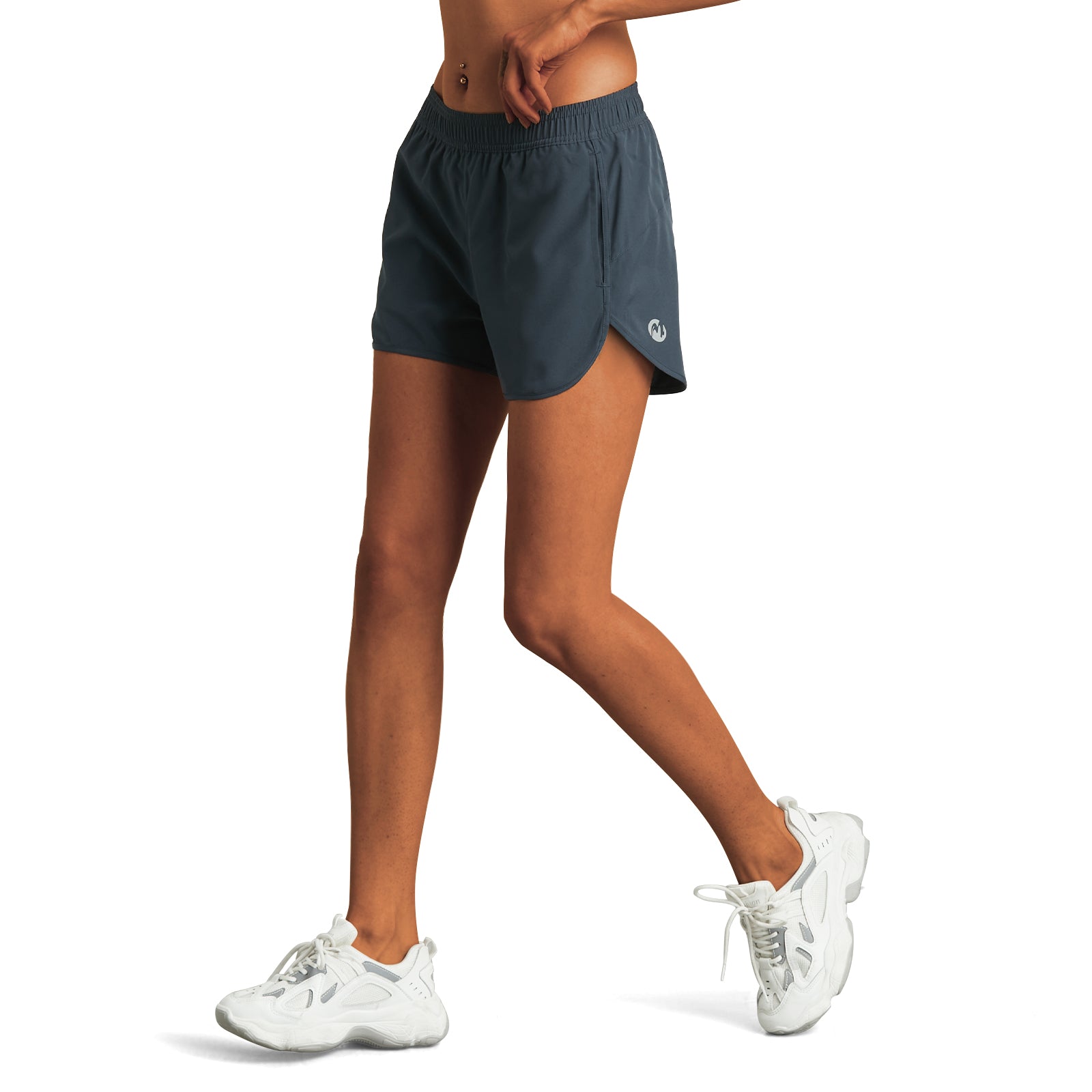 MOTEEPI Womens High Waisted Running Shorts