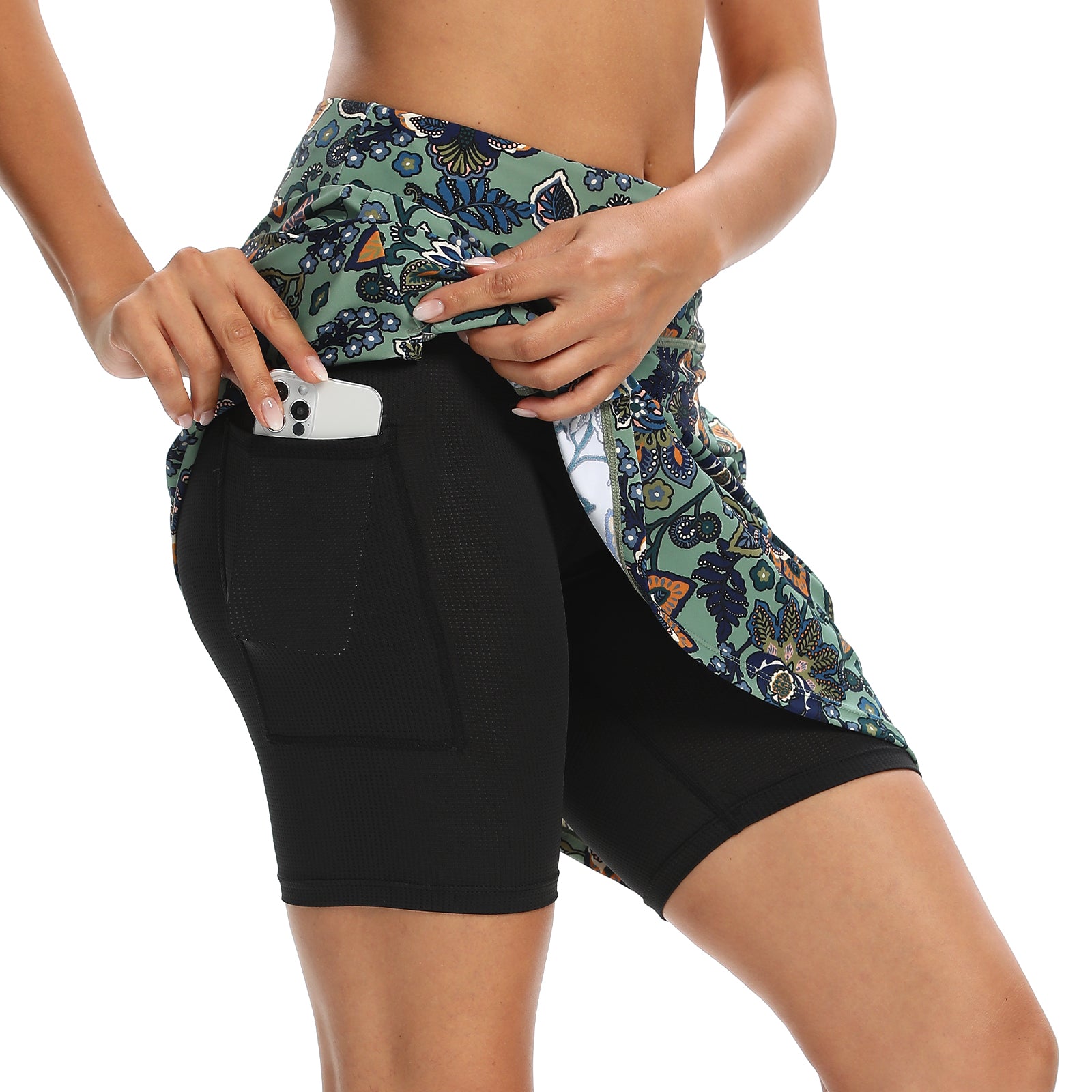 MOTEEPI Skorts Skirts for Women 20" Athletic Golf Skort with Pockets Casual Dressy High Waist