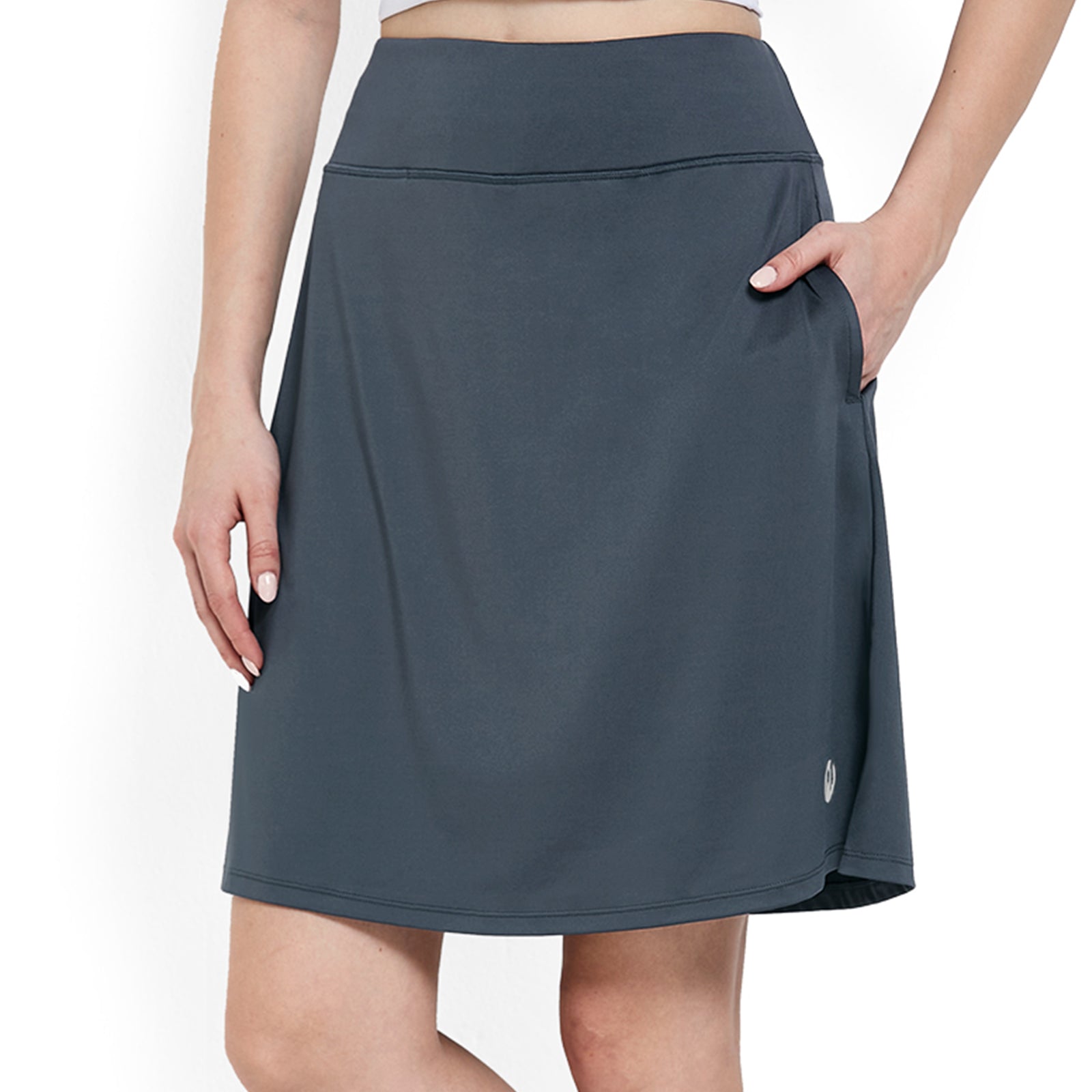 MOTEEPI Skorts Skirts for Women 20" Athletic Golf Skort with Pockets Casual Dressy High Waist