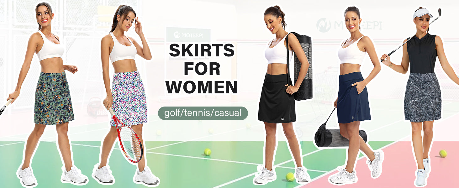 THE DIFFERENCE BETWEEN A GOLF SKIRT AND A TENNIS SKIRT