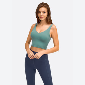 V-Neck Plain Tank Top