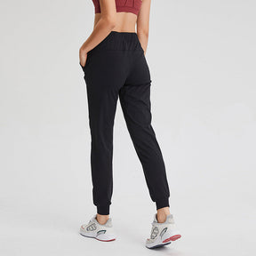 High Waisted Drawstring Side Pocket Sweatpants