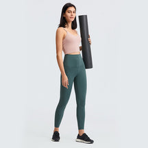 High Waist Breasted Yoga Full Length Leggings