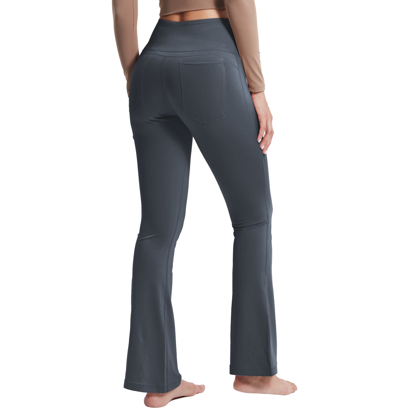 MOTEEPI Fleece Lined Flared Leggings for Women High Waist  Yoga Pants