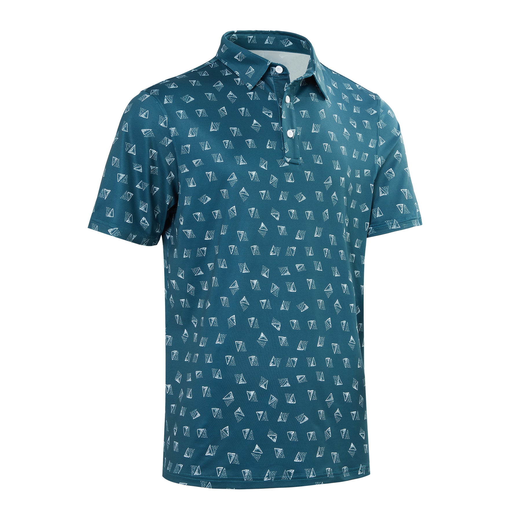 MOTEEPI  for Men Short Sleeve Print Golf Polo Shirts