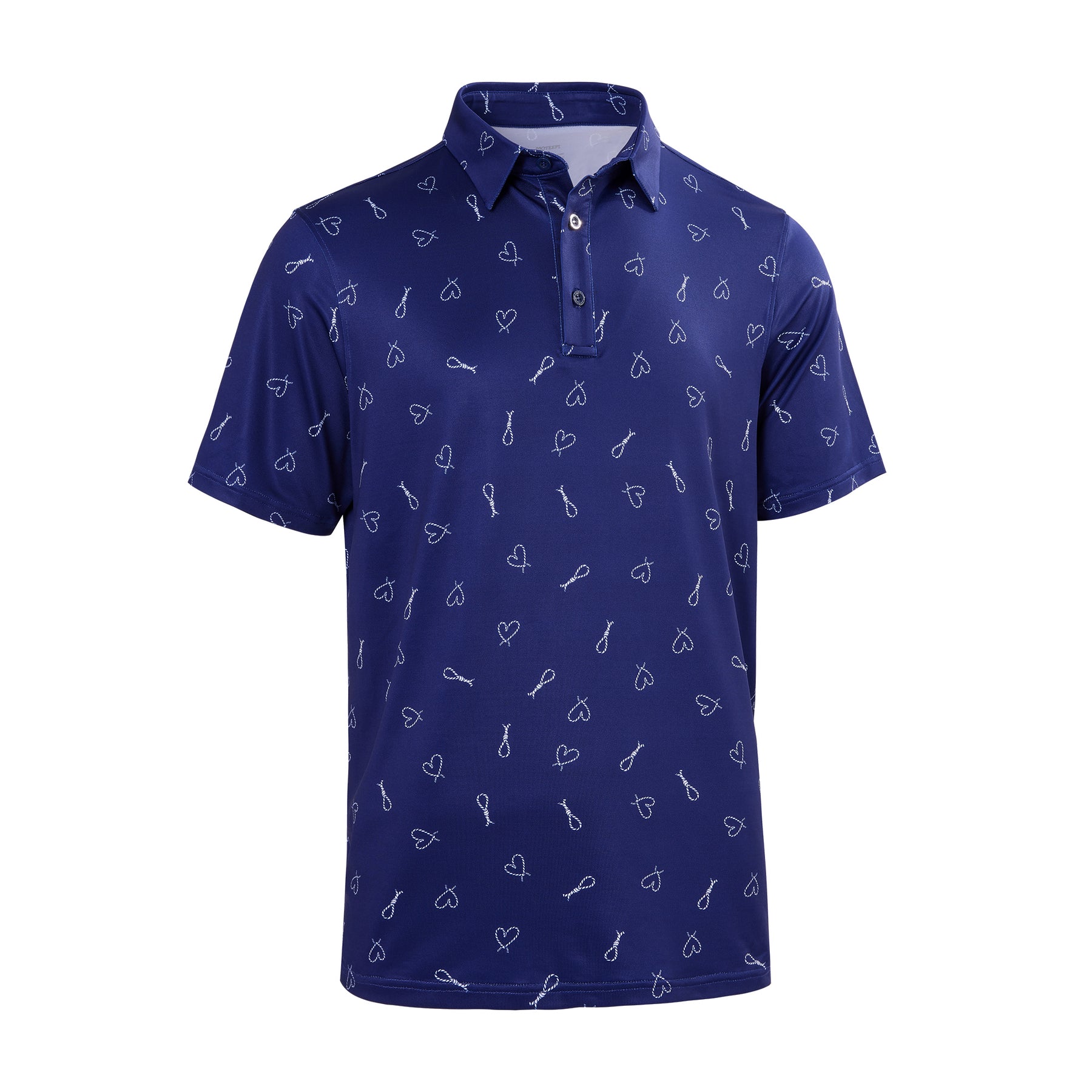 MOTEEPI  for Men Short Sleeve Print Golf Polo Shirts