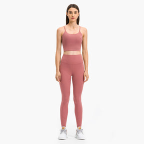 High Rise Plain Full Length Leggings