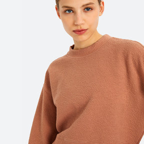 Round Neck Plain Sports Sweatshirt