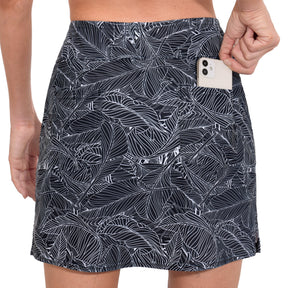 MOTEEPI 16" Golf Skort for Women Tennis Skirt