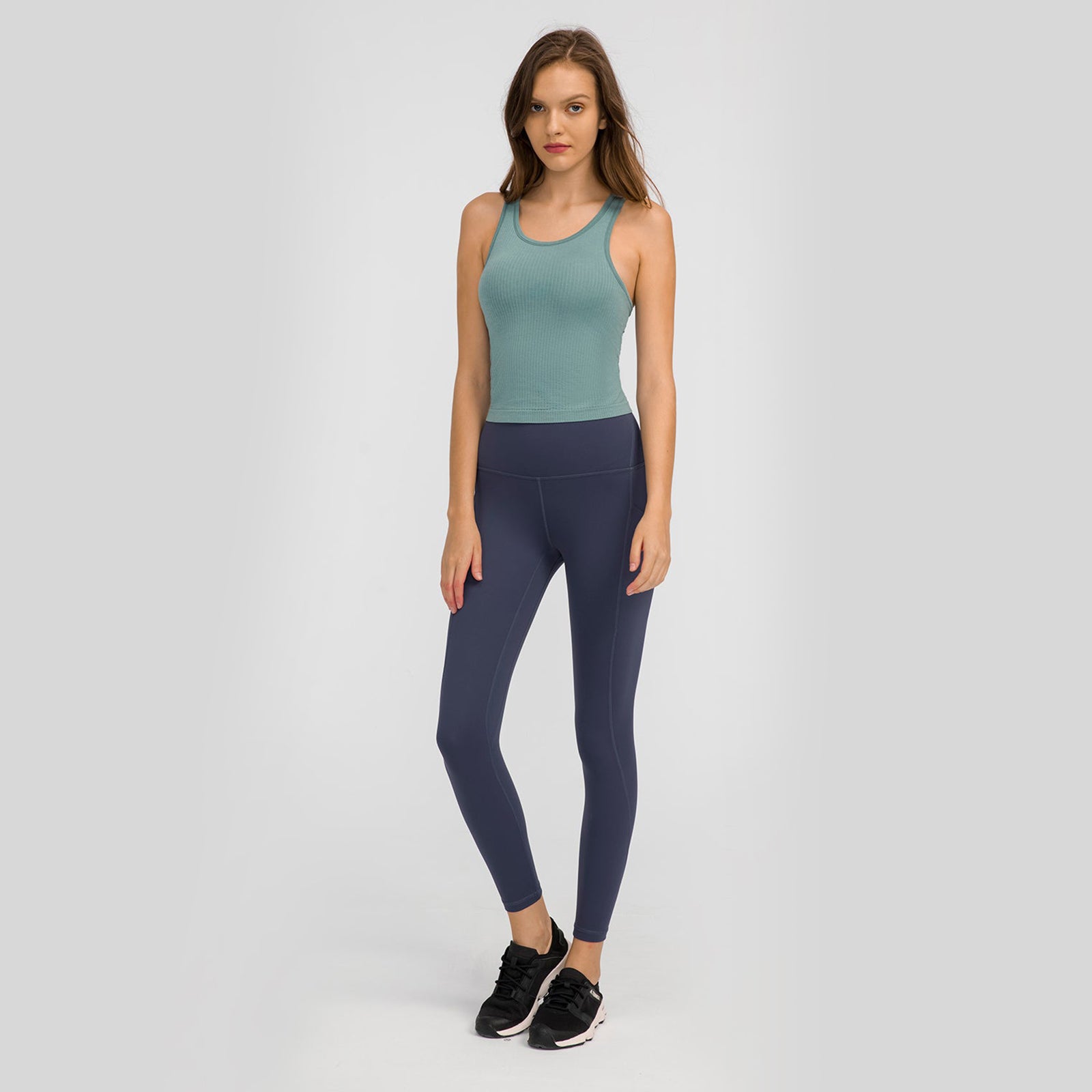 U-shaped Racerback Plain Tank Top