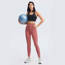 High Waist Breasted Yoga Full Length Leggings