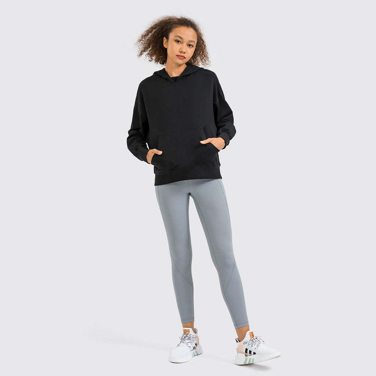 Hooded Pocket Sports Sweatshirt