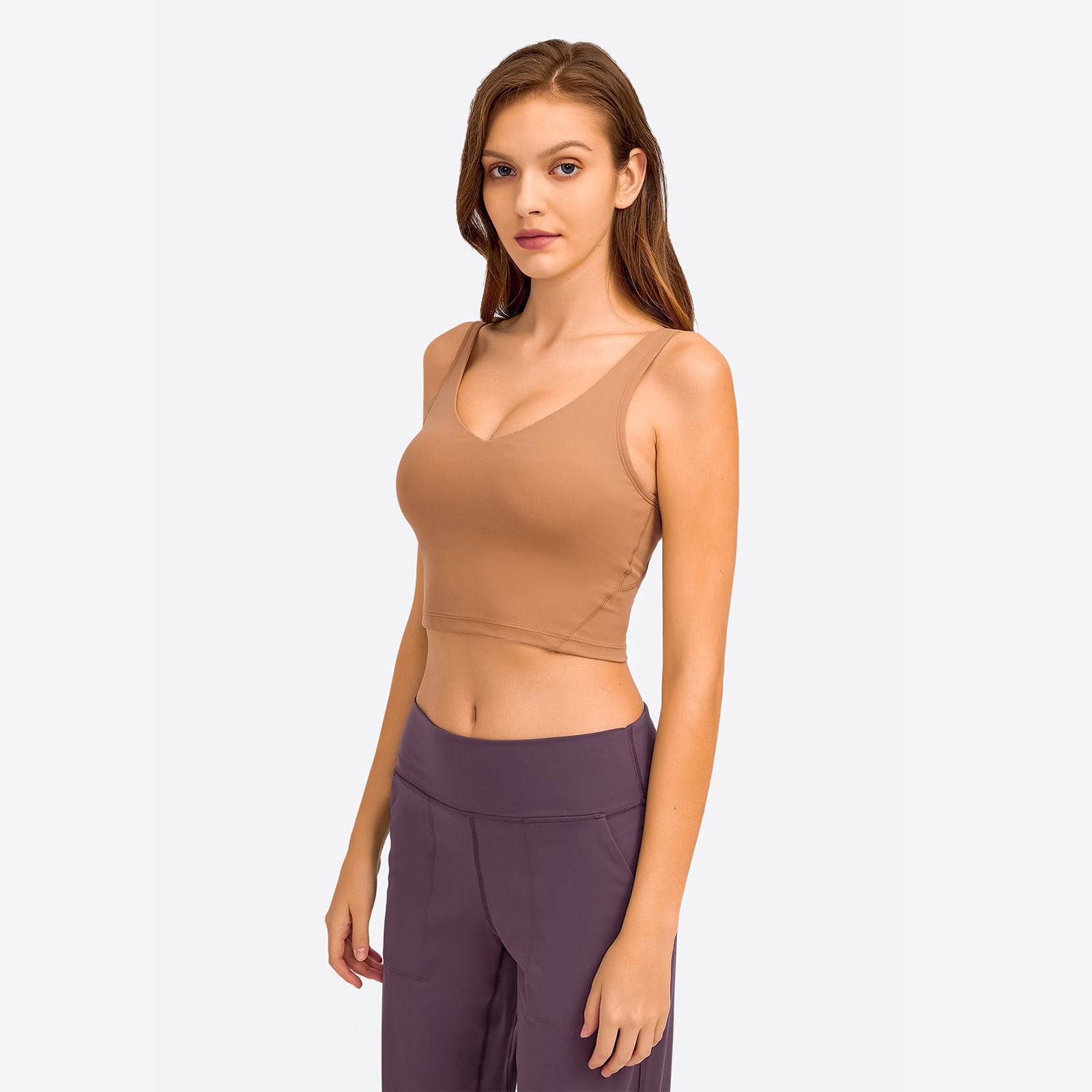 V-Neck Plain Tank Top