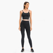 High Rise Plain Full Length Leggings