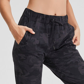 High Waisted Drawstring Side Pocket Sweatpants