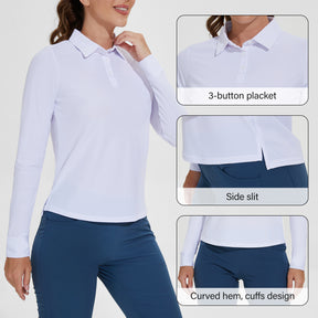 MOTEEPI Womens Golf Shirt Long Sleeve