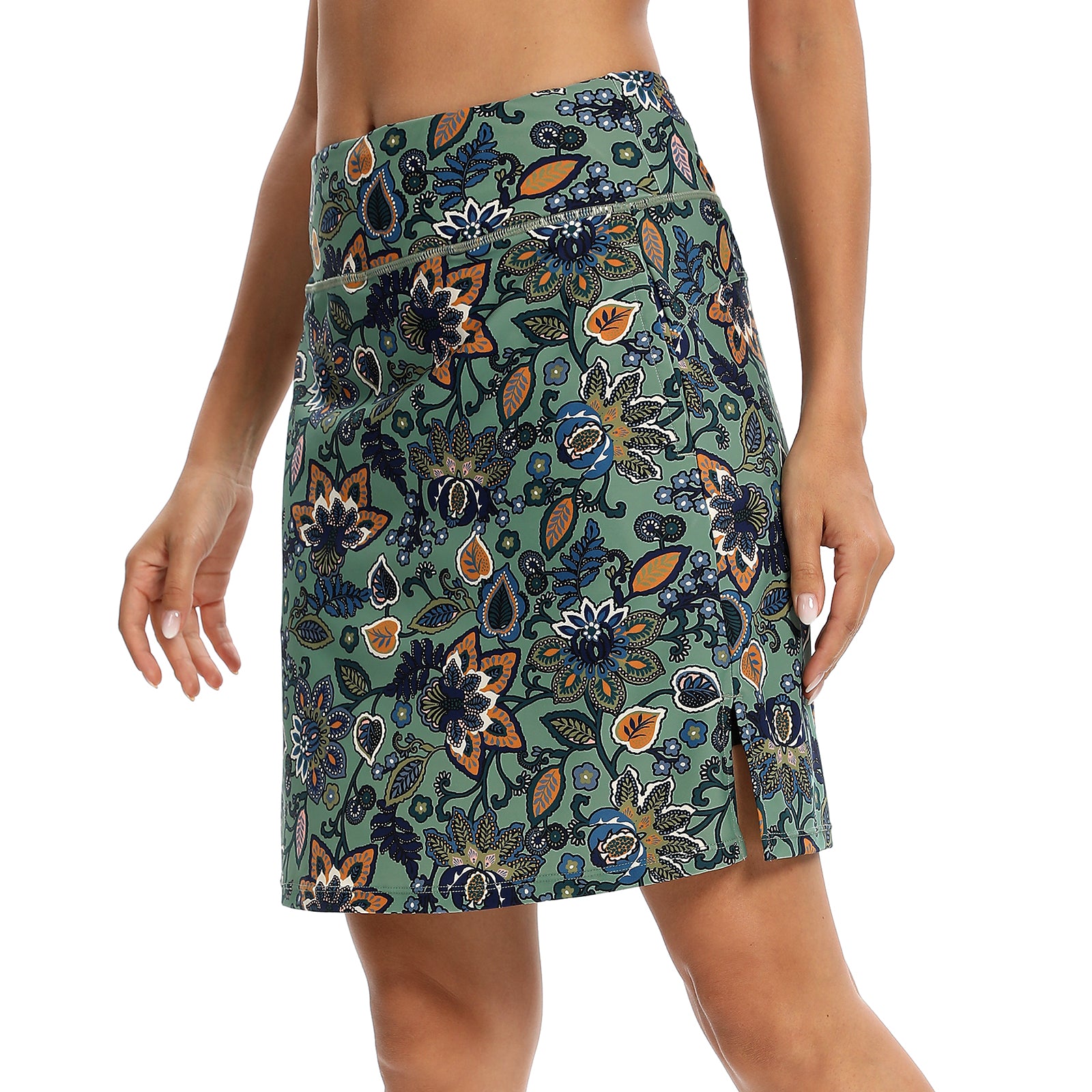 MOTEEPI Skorts Skirts for Women 20" Athletic Golf Skort with Pockets Casual Dressy High Waist